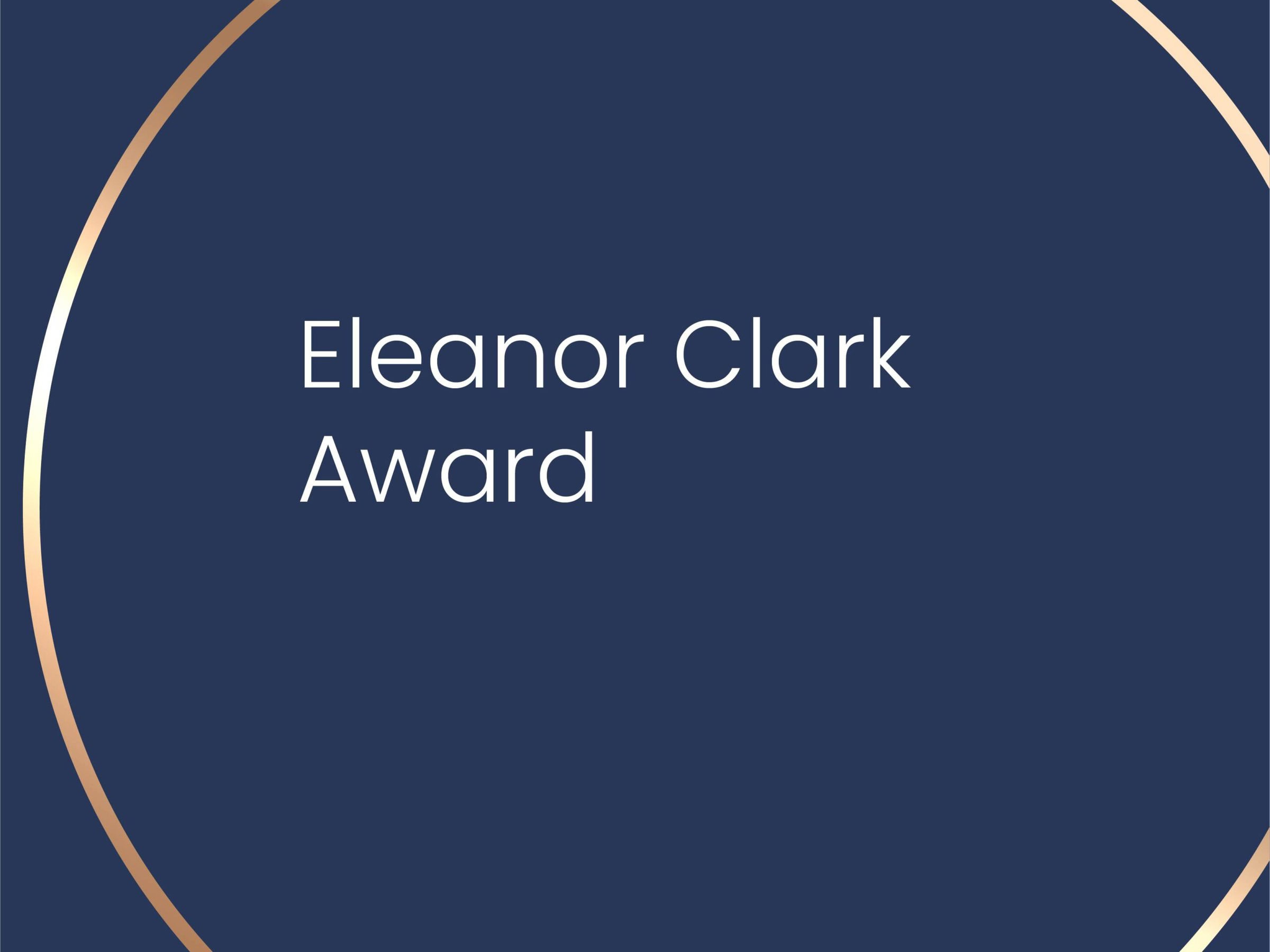Eleanor Clark Award