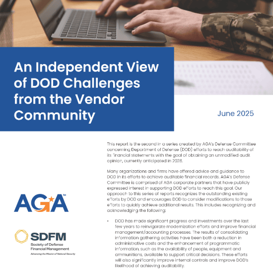 An Independent View of DOD Challenges from the Vendor Community